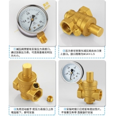 DN40过滤减压阀带压力表