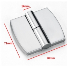 卫生间隔断不锈钢合页71*78mm